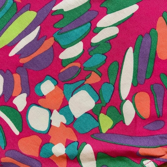 Escapada Living Pink Palm Jungle Tank Dress Sz XS - Picture 8 of 12